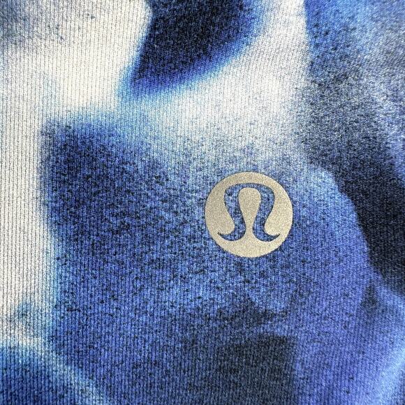 Lululemon Train Times Crop Leggings Blush Blossom Alpine White Midnight Navy 6 - Picture 3 of 5